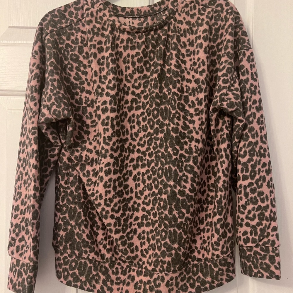 Sundry Pink and Gray Sweatshirt